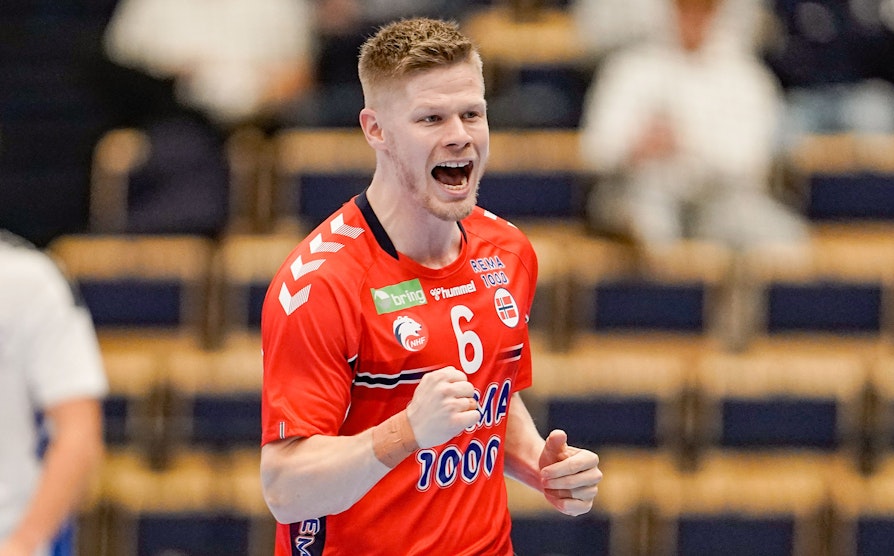 Norsk håndballspiller i landslagsdrakt