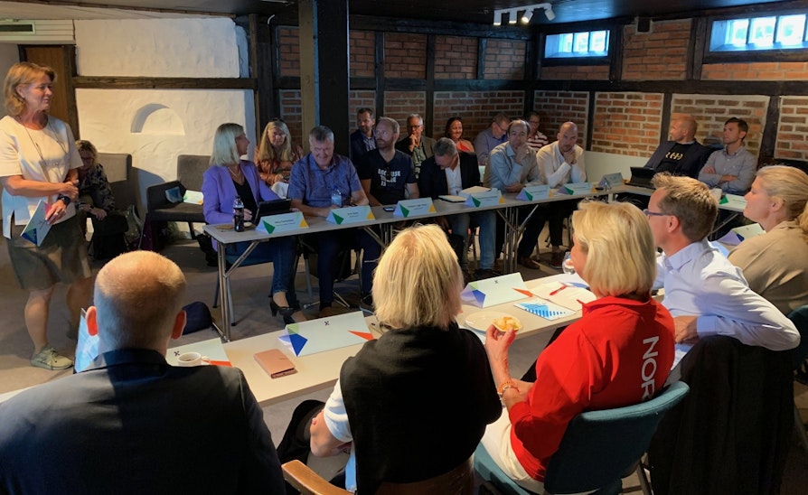 Åsne Havnelid på mottakerseminaret under Arendalsuka