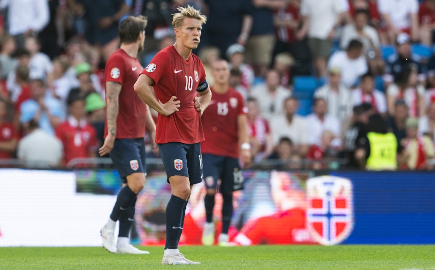 Skuffet Martin Ødegaard etter tapet mot Skottland