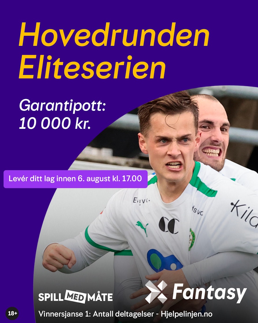 HOVEDRUNDEN ELITESERIEN: Lever ditt lag innen 6. august klokken 17.00 for å delta i hovedrunden.