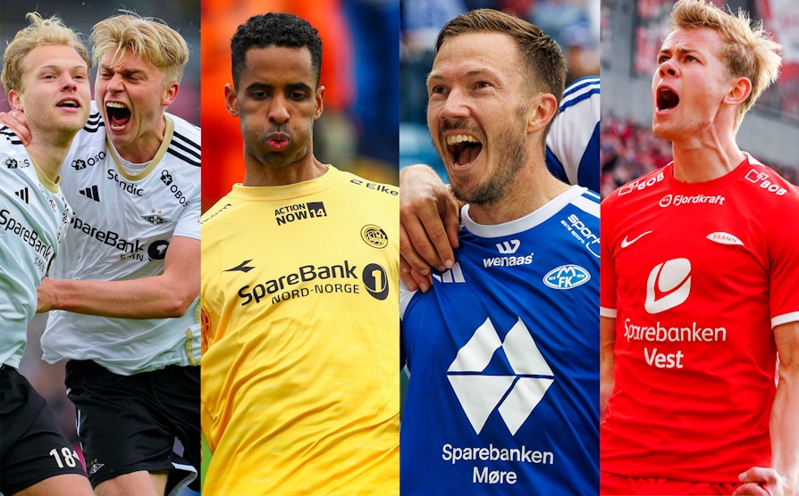 Rosenborg, Bodø/Glimt, Molde og Brann