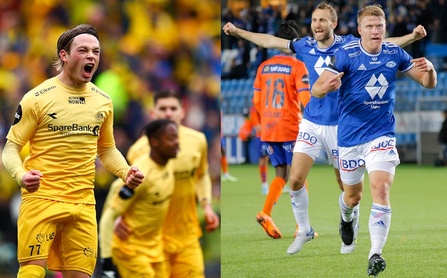 Bodø/Glimts Patrick Berg og Moldes Magnus Wolff Eikrem og Kristian Eriksen