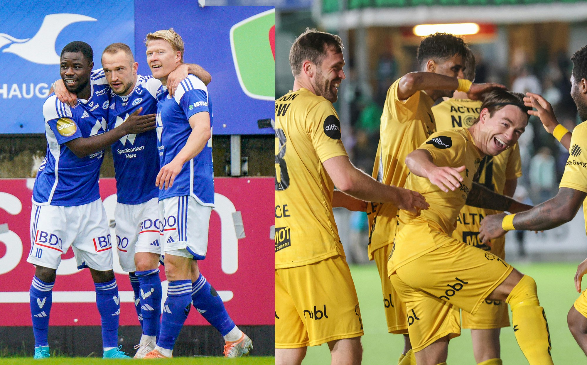 Fotball. Molde og Bodø/Glimt før kampene i Europa