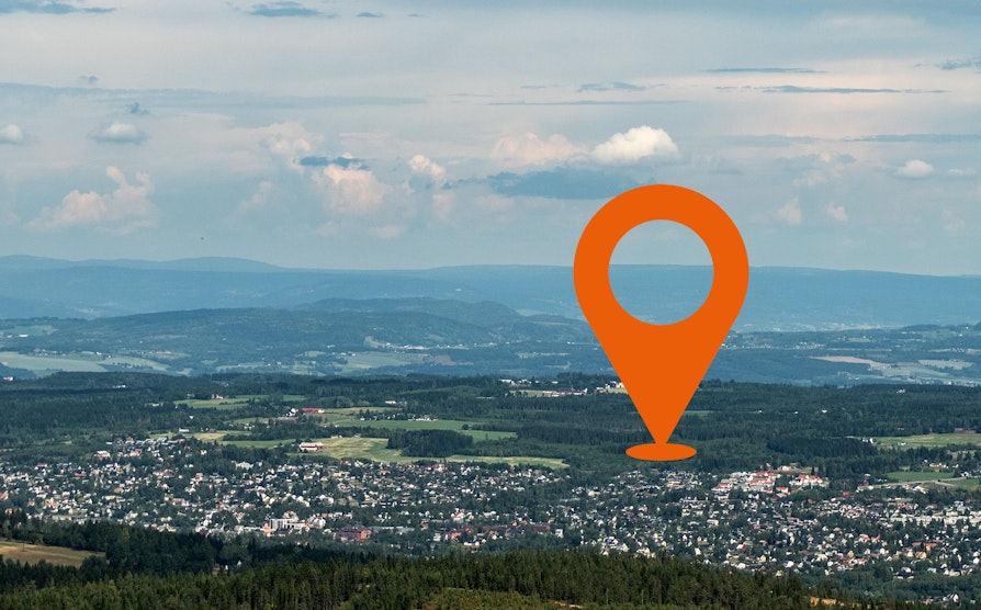 Raufoss, Innlandet med Nabolaget-geotag