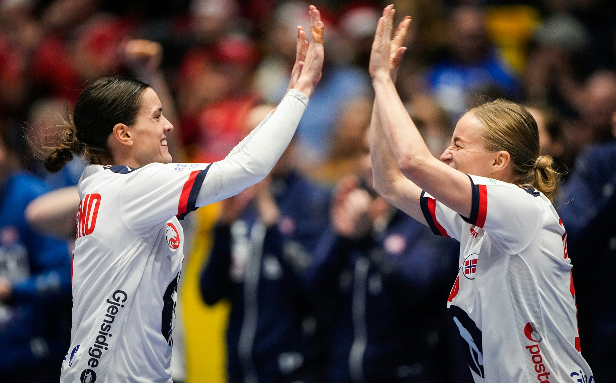 Stine Skogrand og Stine Bredal Oftedal, håndball-VM Norge
