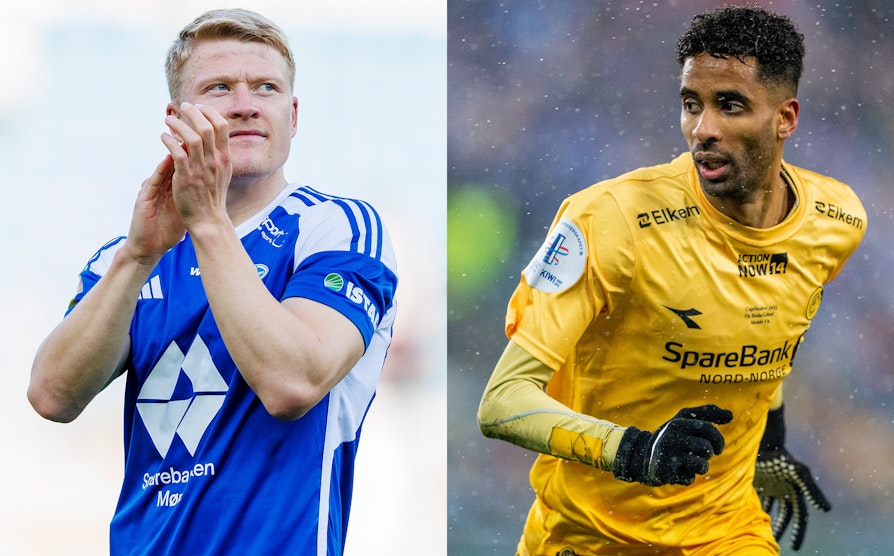 Moldes Kristian Eriksen og Bodø/Glimts Amahl Pellegrino