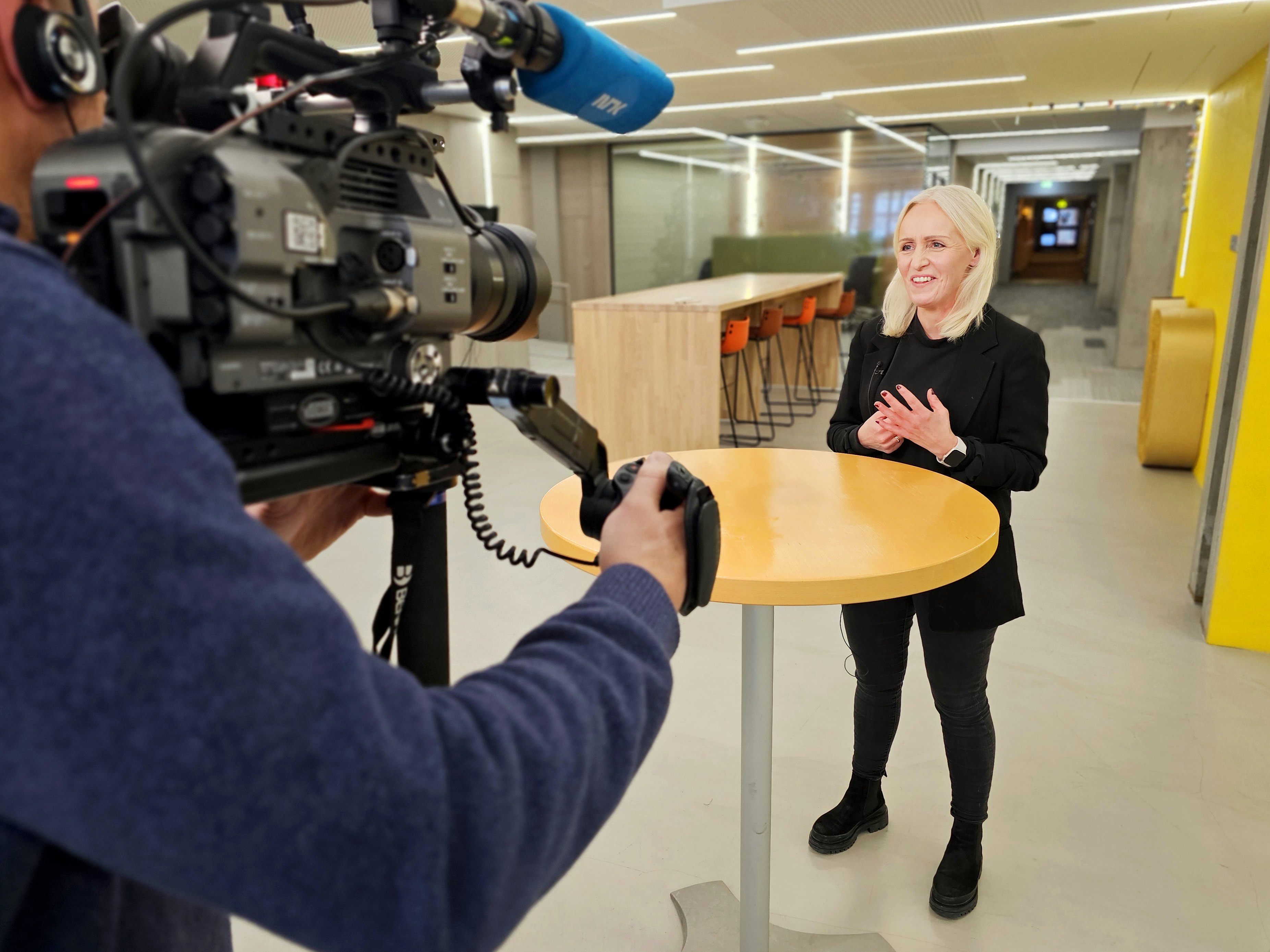 Ingrid Roterud Mathisen, Norsk Tipping. Intervjues av NRK tv.