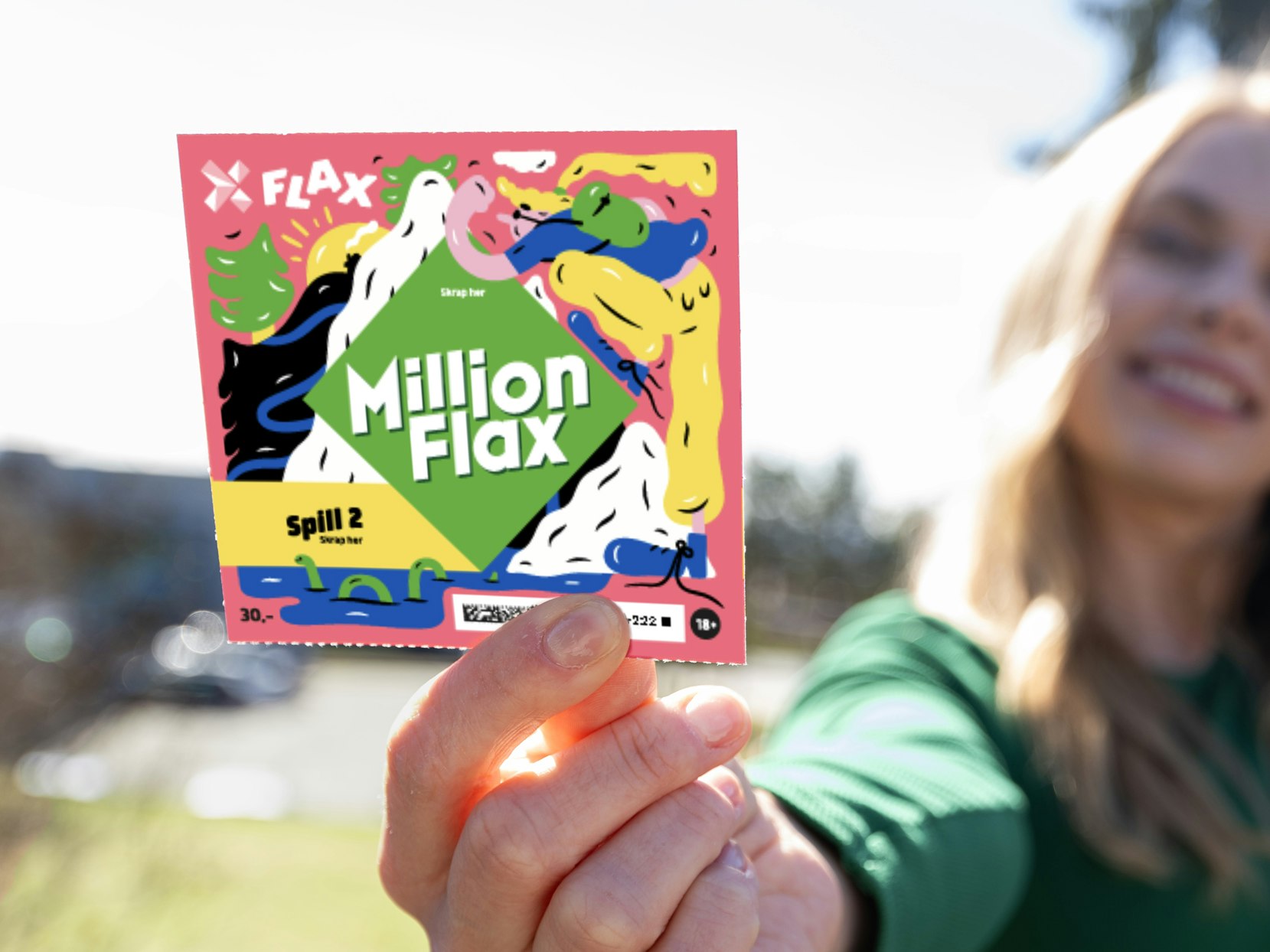 Startet julaften med å skrape lodd ble FLAXmillionær Norsk Tipping