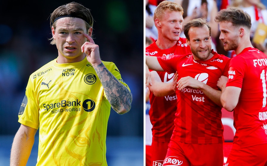Patrick Berg i Bodø/Glimt. Bård Finne i Brann