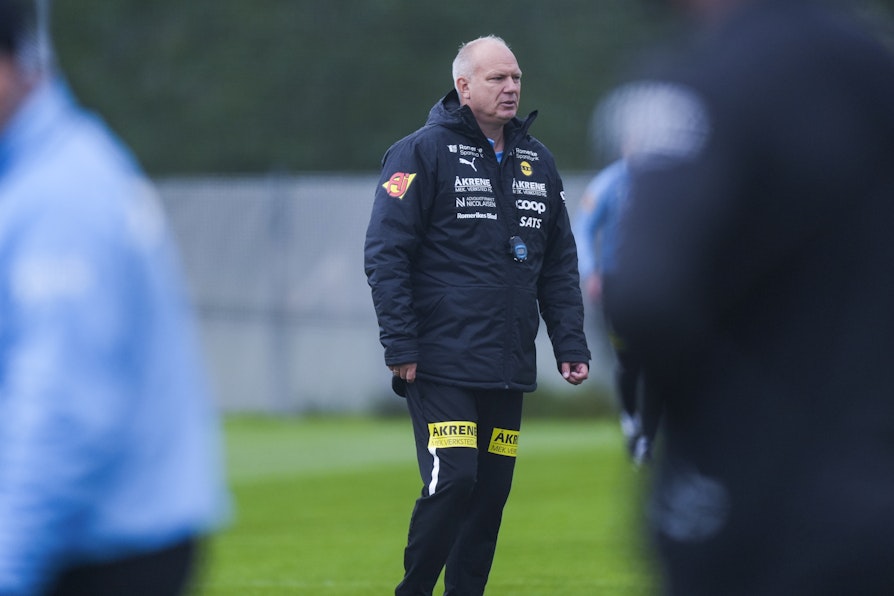 KAN HAN REDDE LSK? Dag-Eilev Fagermo leder Lillestrøm i sin første seriekamp borte mot Fredrikstad. Her er han på treningsfeltet.