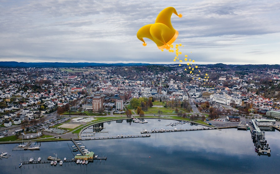 Joker-hatt i Sandefjord