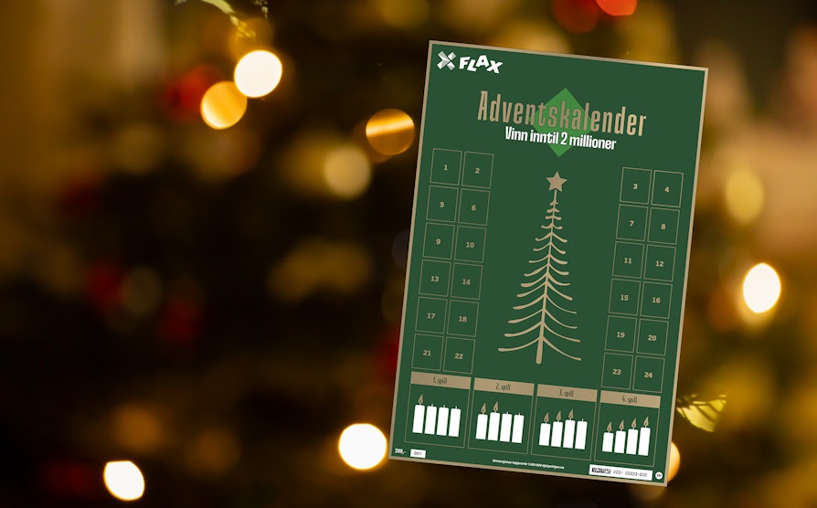 Flax Adventskalender julen 2024.