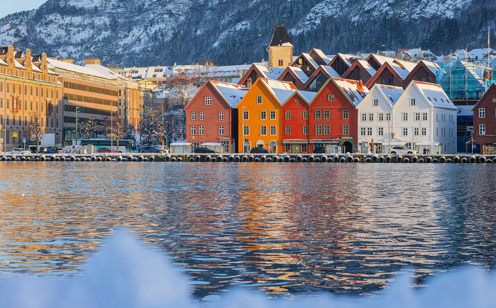 bilde fra kaien i Bergen