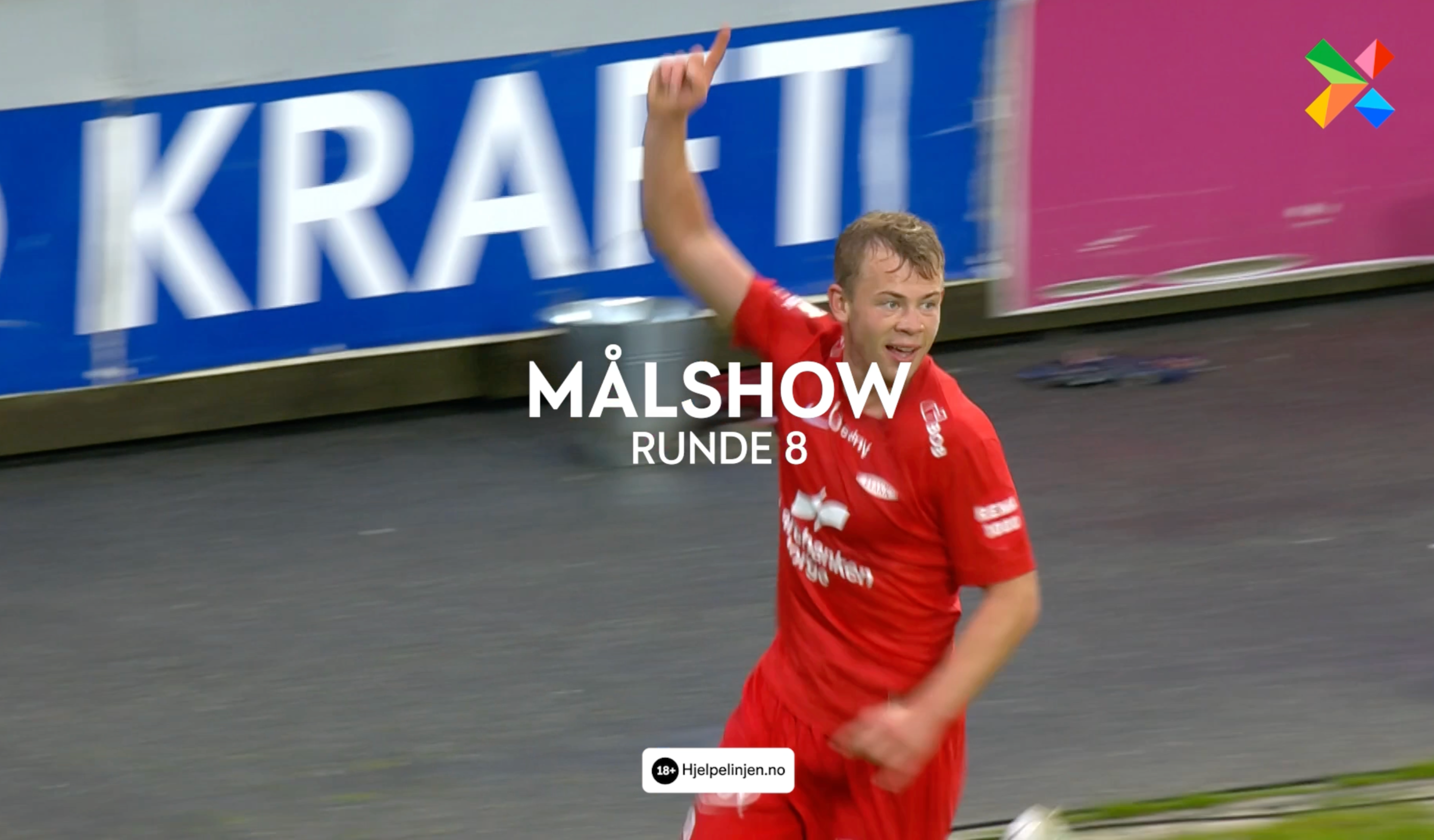 Målshow Eliteserien runde 8