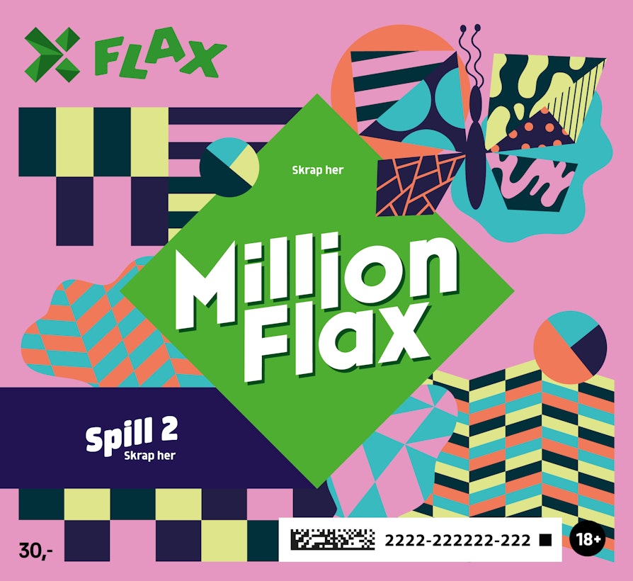 Illustrasjon av  MillionFlax lodd