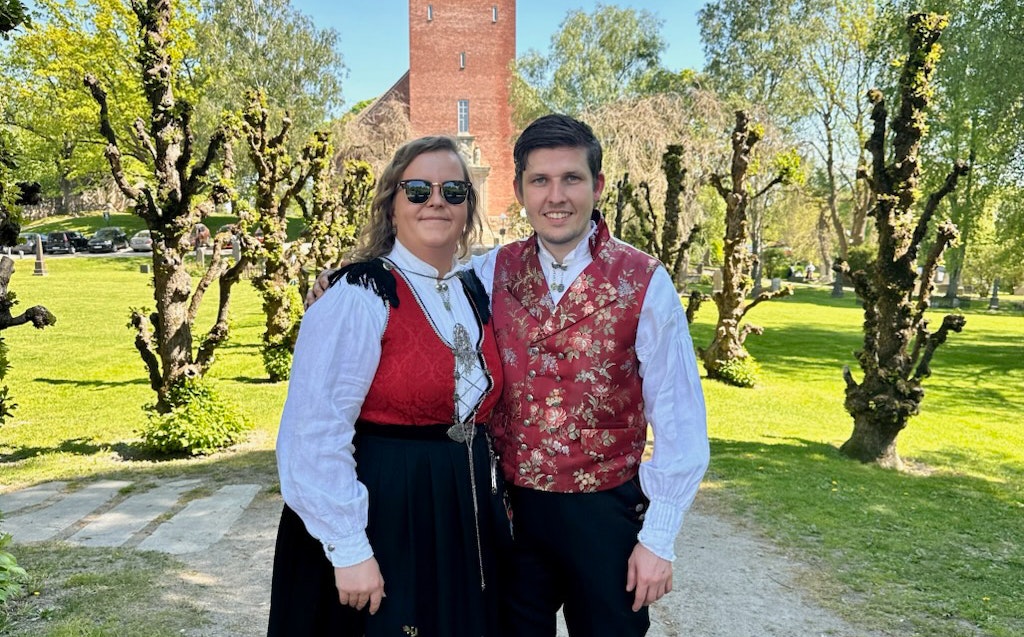Hovedvinner i Nabolaget Caroline Gunhildrud og Samboer Peter Bergersen