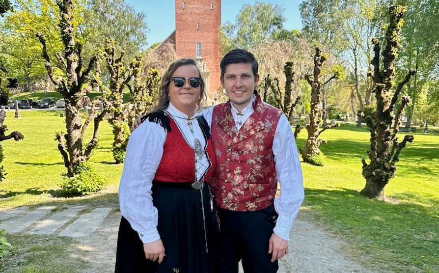 Hovedvinner i Nabolaget Caroline Gunhildrud og Samboer Peter Bergersen
