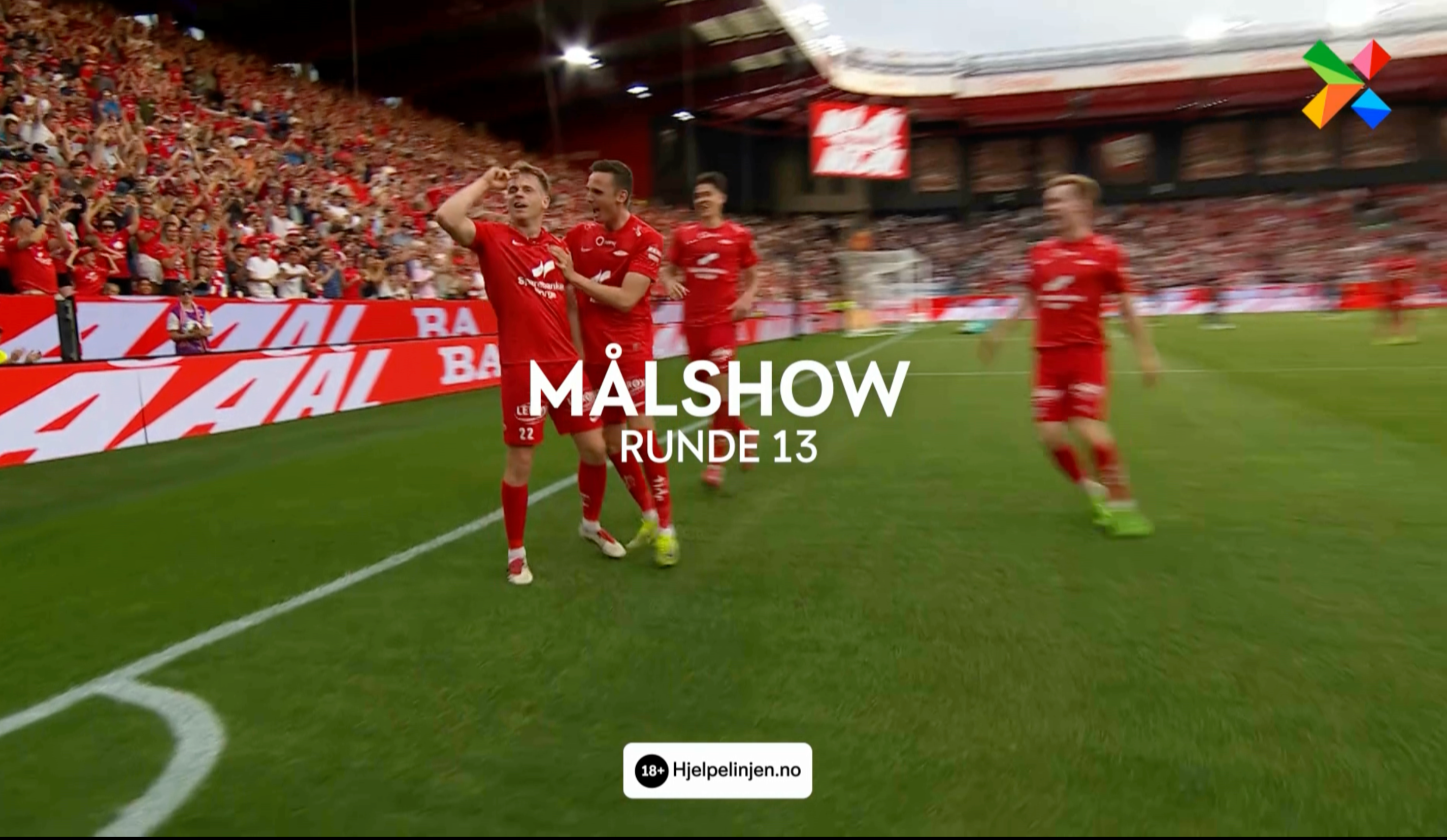 Målshow Eliteserien runde 13