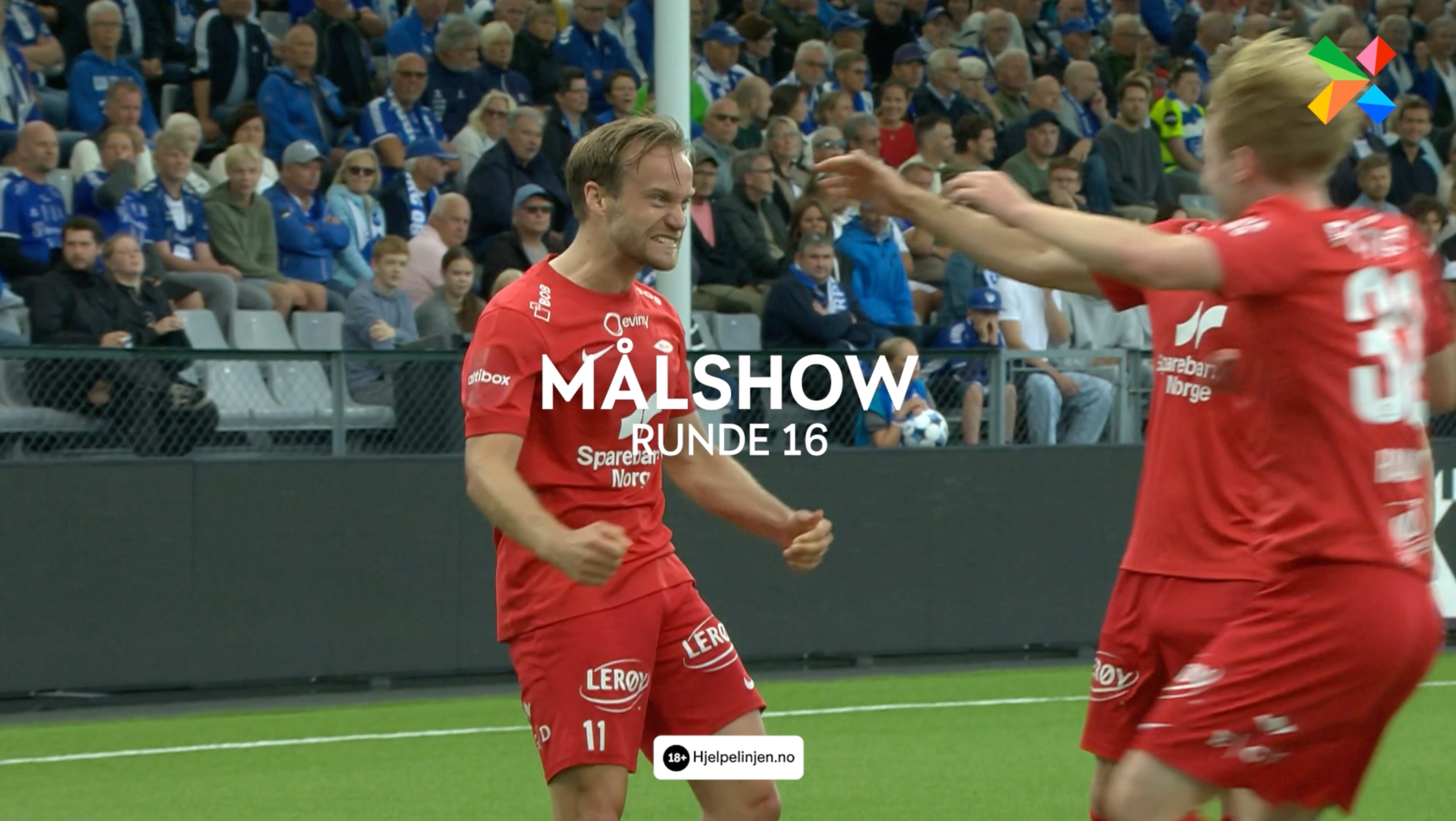 Målshow Eliteserien runde 16