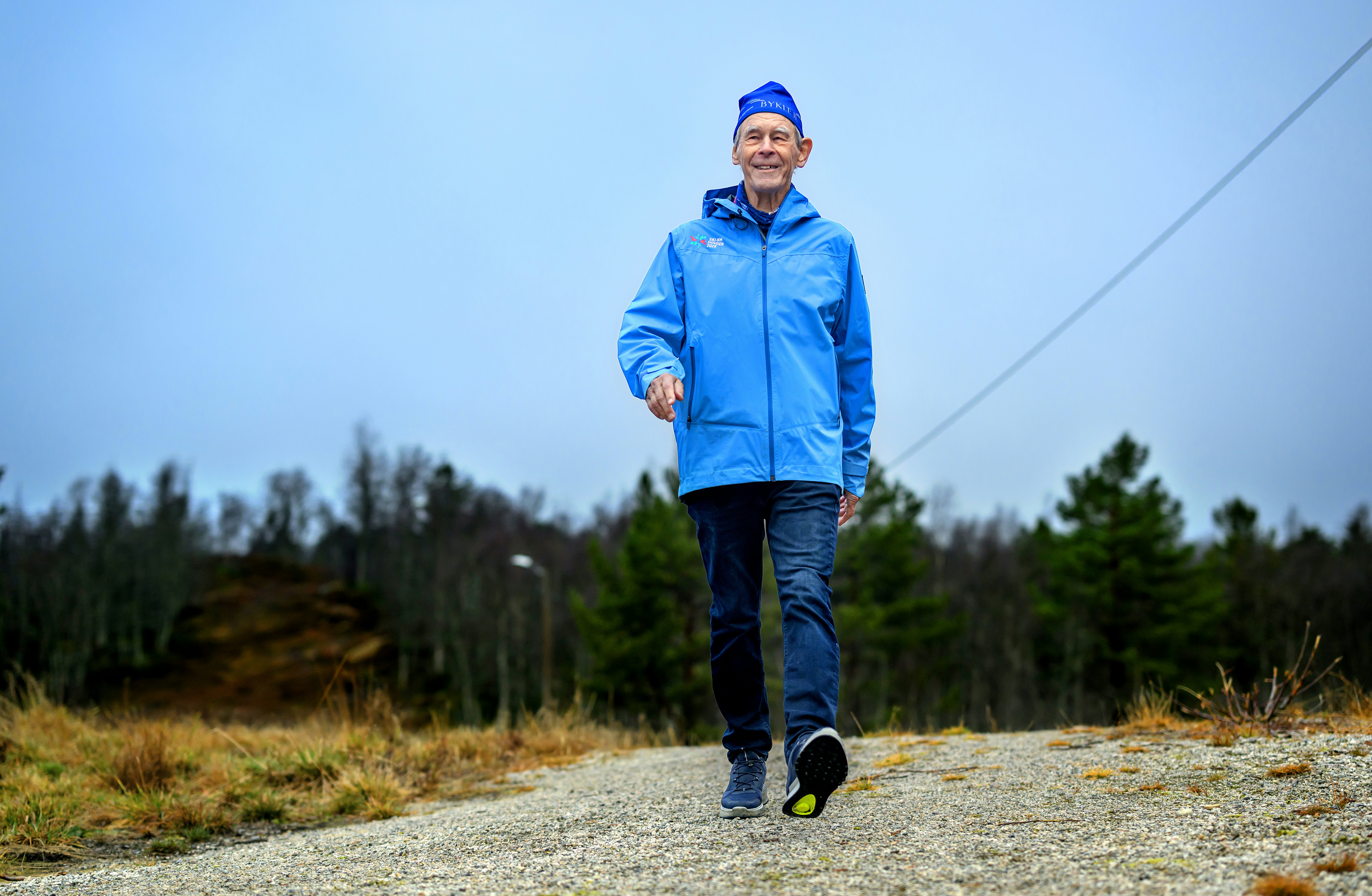 Olav Mandt, kretsvinner for Agder til ildsjelprisen 2026. Fotografert ute i lysløypa i Bykle.