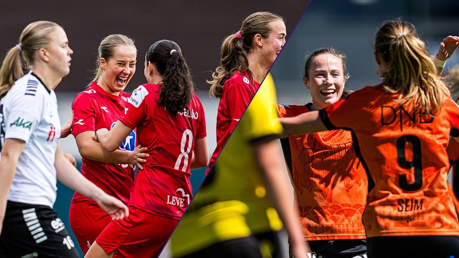 Bilde av spillere fra Røa og Åsane