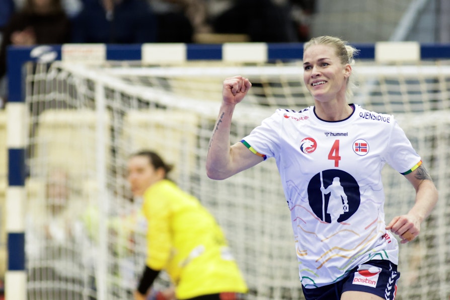 Håndballspiller Veronica Kristiansen