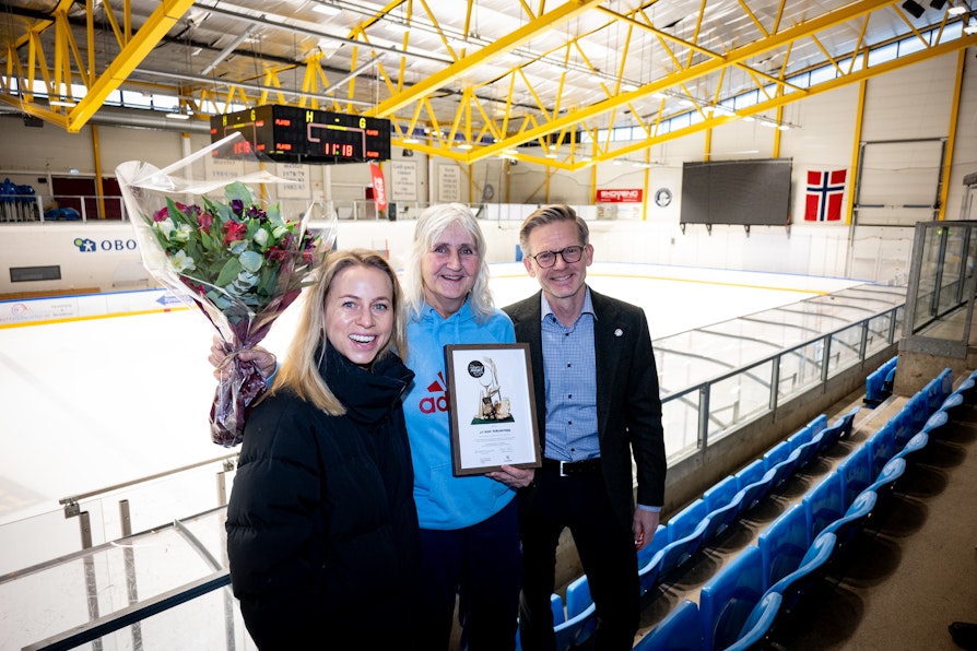 Ildsjel-vinner Oslo, Furuset. Ishockey. Kari Fjellhammer. Tiril Eckhoff. Tage Pettersen