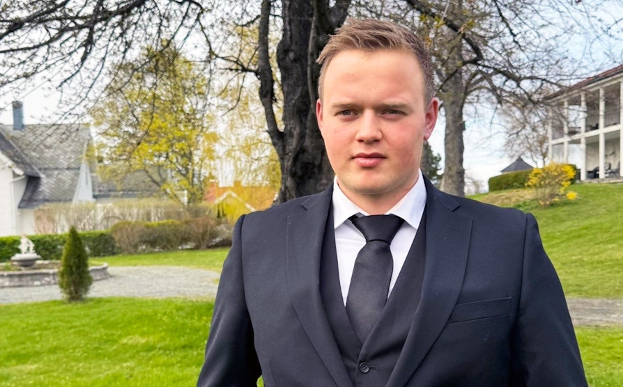 Portrett av Supertrekning-vinner Tom Niklas Bergehaug Aas.
