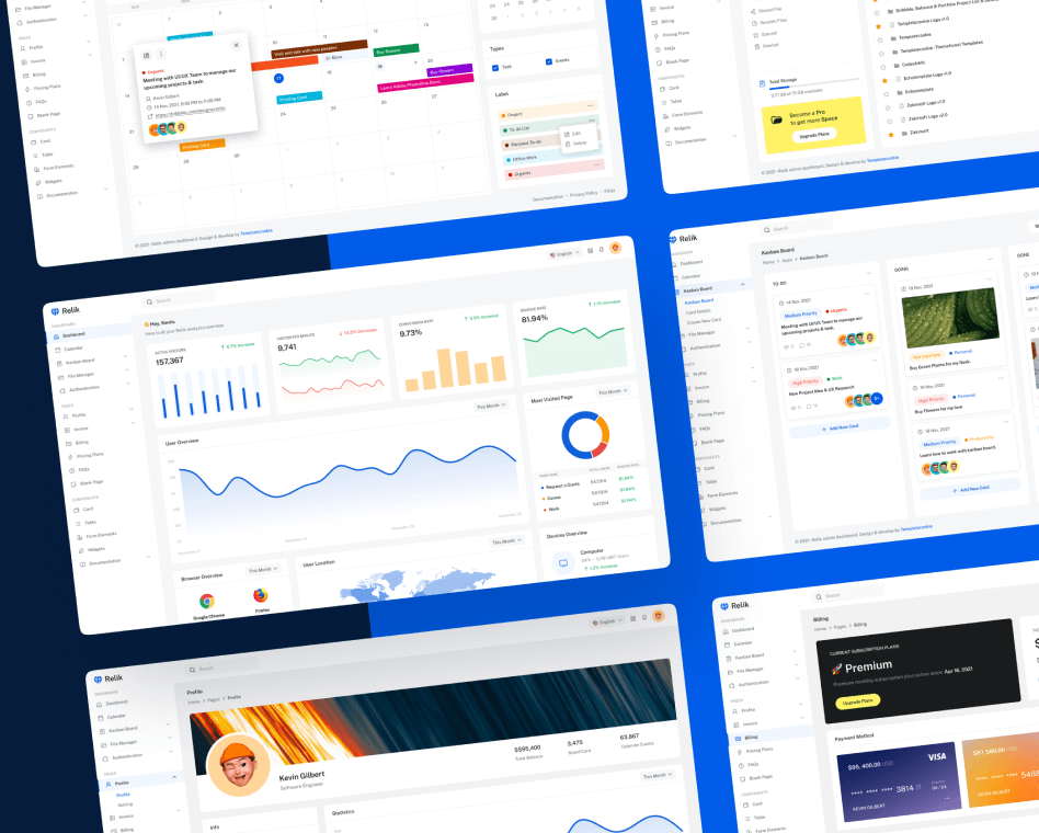 Raple - Admin Dashboard Bootstrap Template