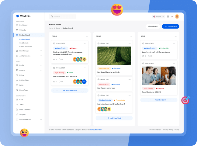 Kanban Board Card