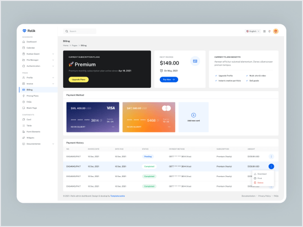 Templatecookie Products Screenshots