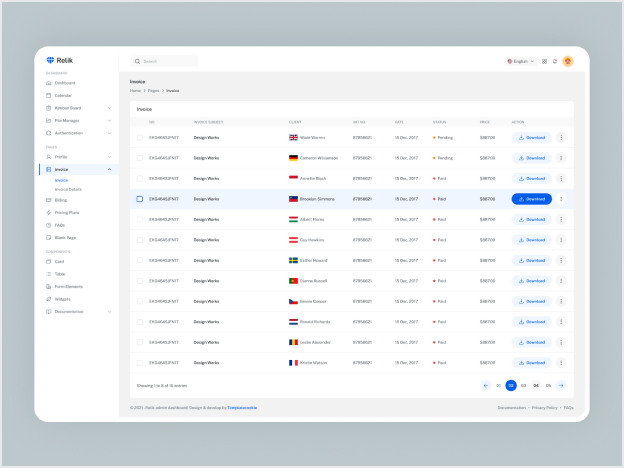Templatecookie Products Screenshots