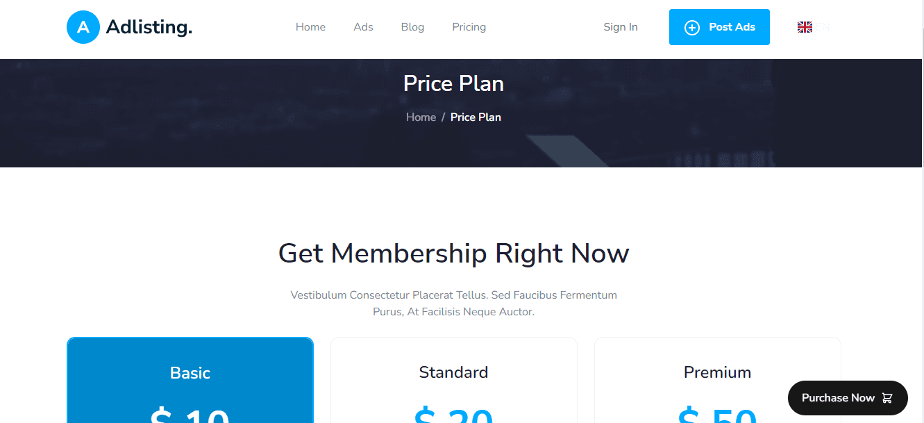 Adlisting - Classified Ads PHP Script