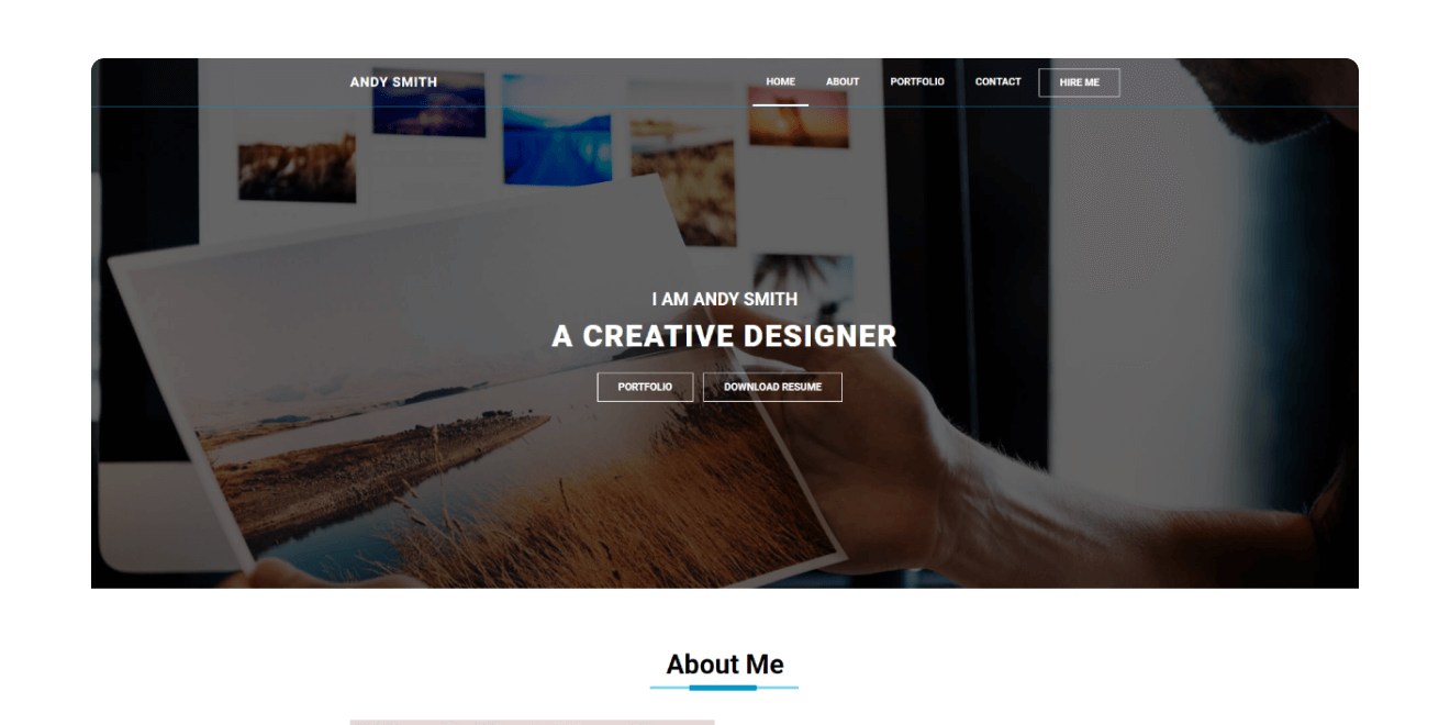 Portia - Personal Portfolio Free HTML Template