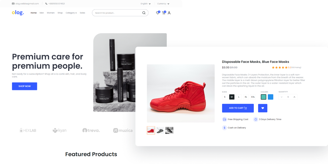 Olog - an Ecommerce Free HTML Template