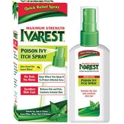 Ivarest Spray Ivarest Maximum Strength Poison Ivy Spray and Bug Bite Relief, 3.4 Oz ...