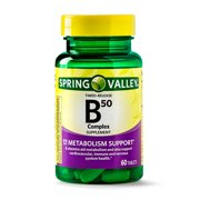 Spring Valley Vitamin B50 Complex Timed Release Tablets, 60 Ct