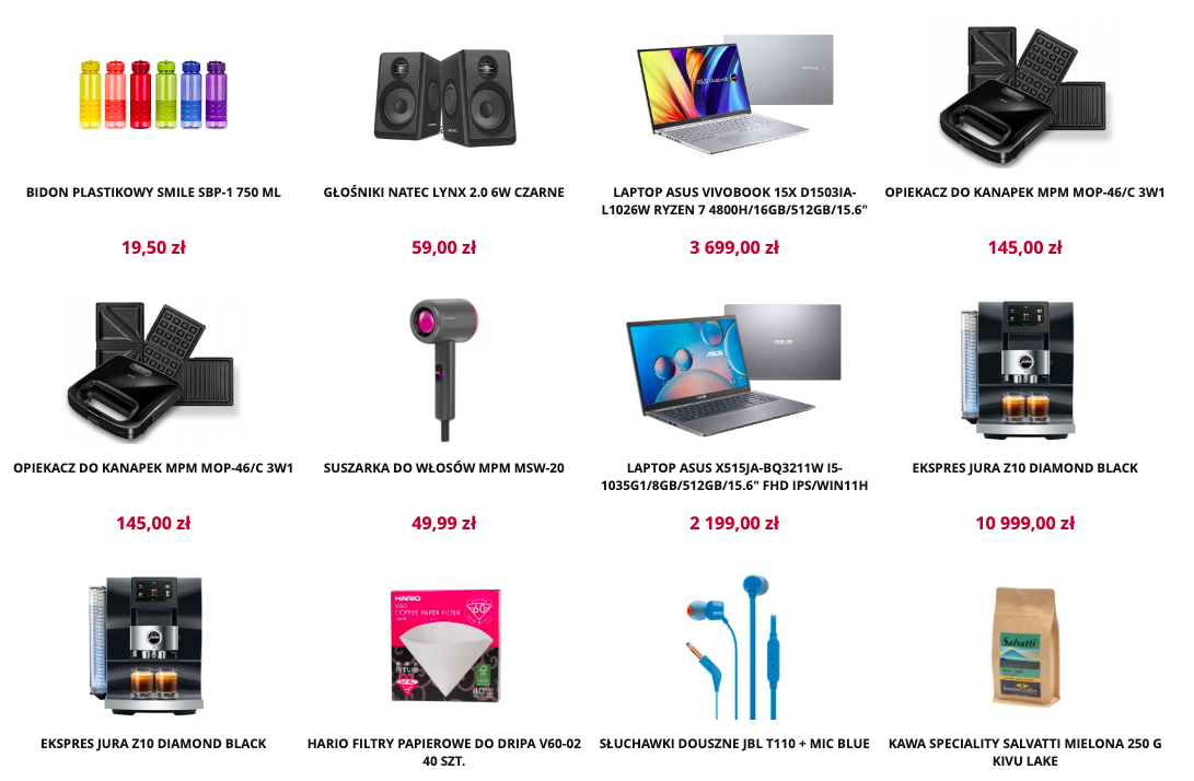jbm.pl - slidery produktowe