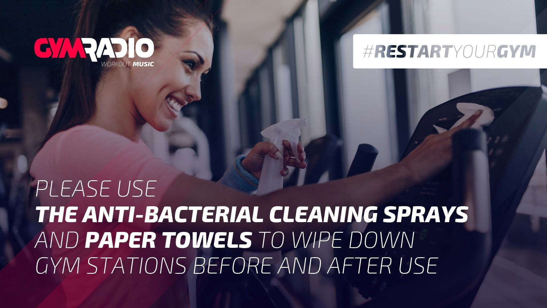 download free COVID-19 audio messages for your gym