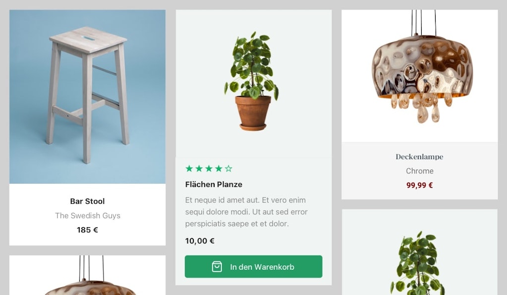 Shopware 6 Theme Produktboxen