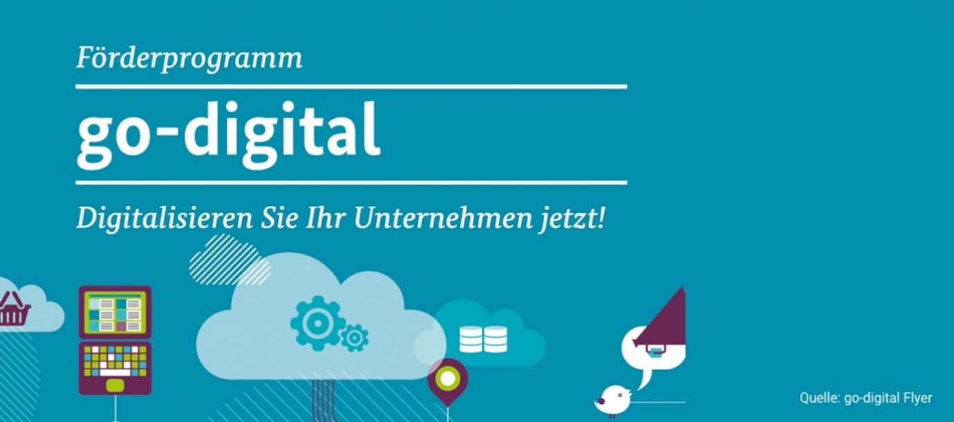 go-digital Sichern Sie sich einen 50% Zuschuss vom BMWi für Ihre Digitalisierung go-digital Sichern Sie sich einen 50% Zuschuss vom BMWi für Ihre Digitalisierung