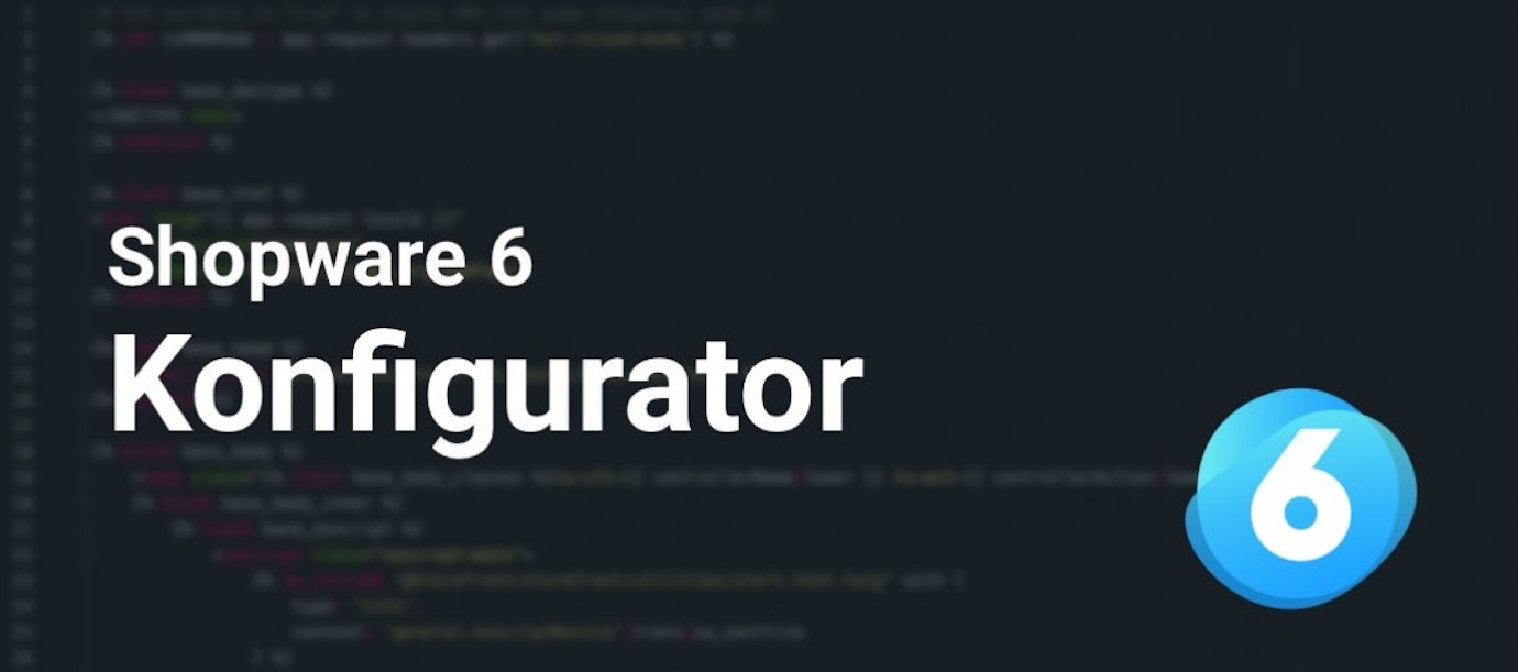 Produktkonfigurator Plugin für Shopware 6