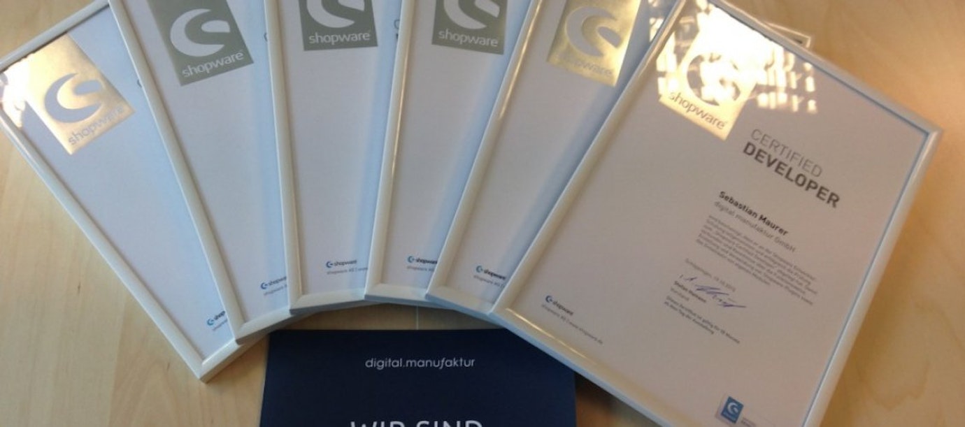 Shopware Partnerschaft & Zertifizierung Shopware Partnerschaft & Zertifizierung