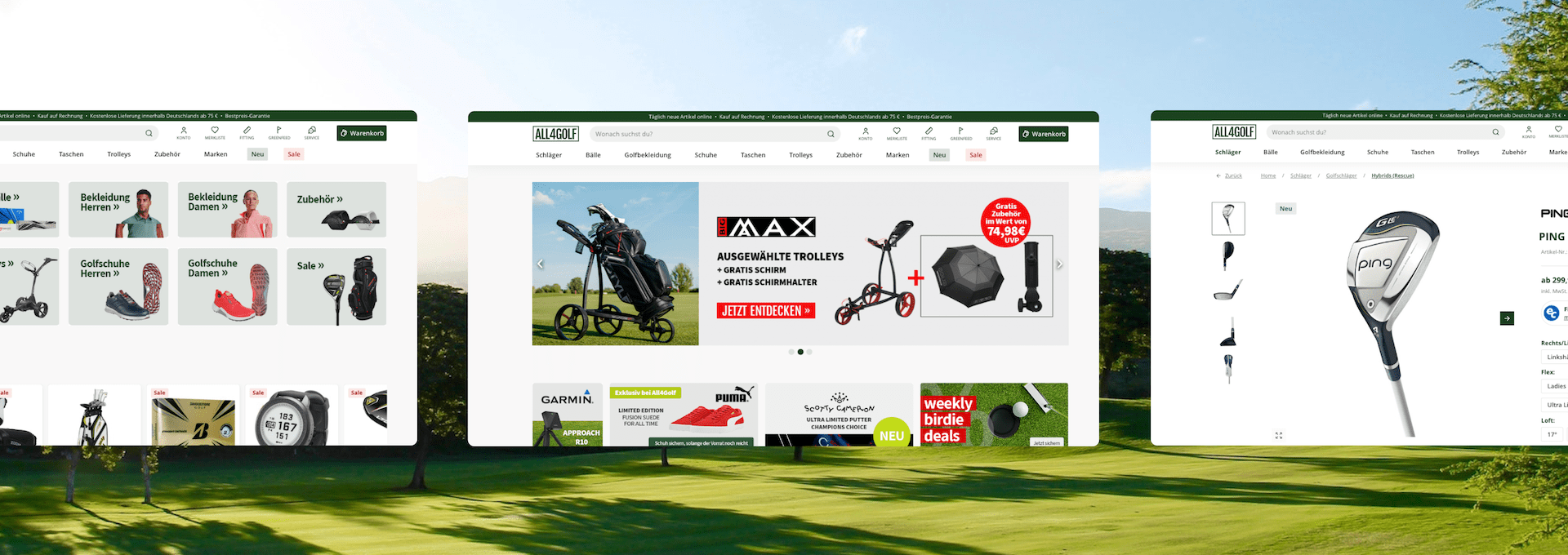 all for golf online
