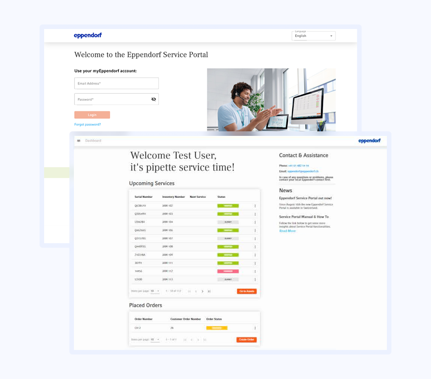 Eppendorf Serviceportal