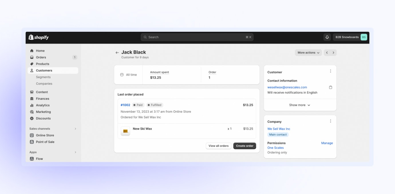 Shopify Plus Customers Beispiel