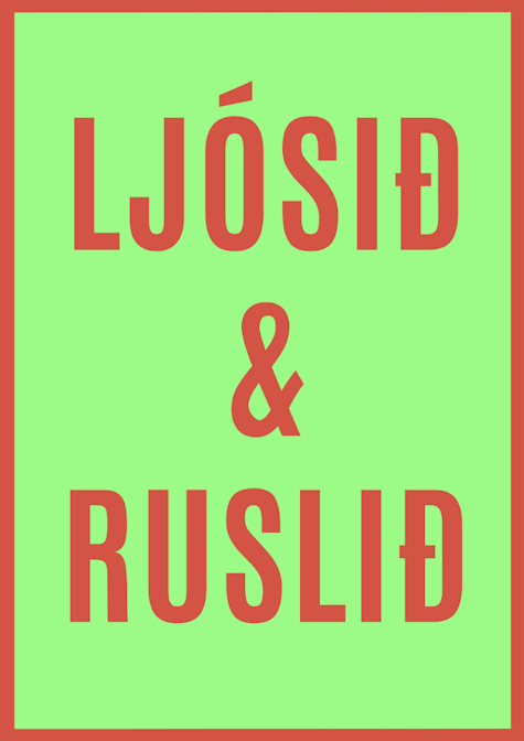 Cover Image for Ljósið og ruslið
