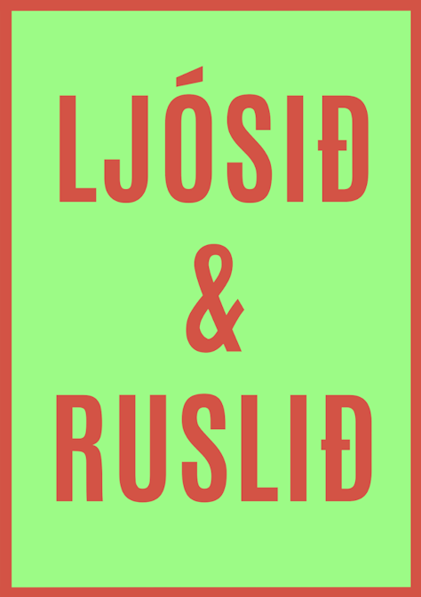 Cover Image for Ljósið og ruslið