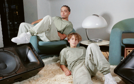 Boys in Vintage Army color