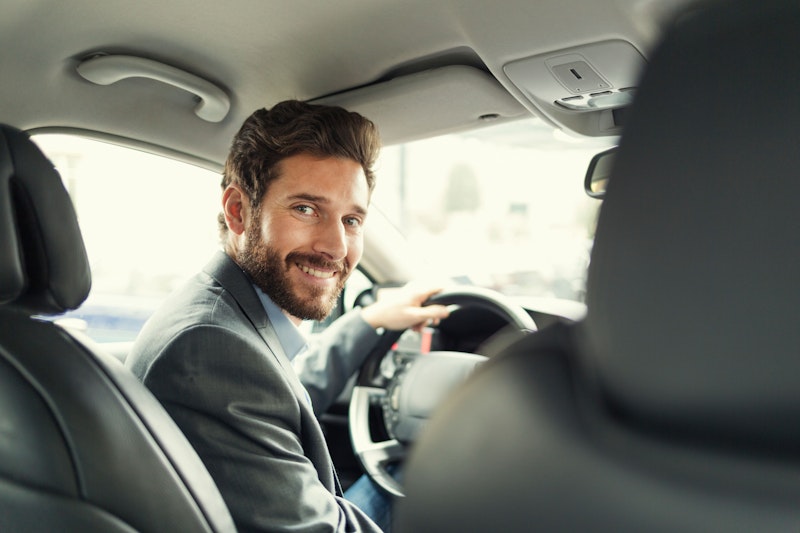 Man in auto